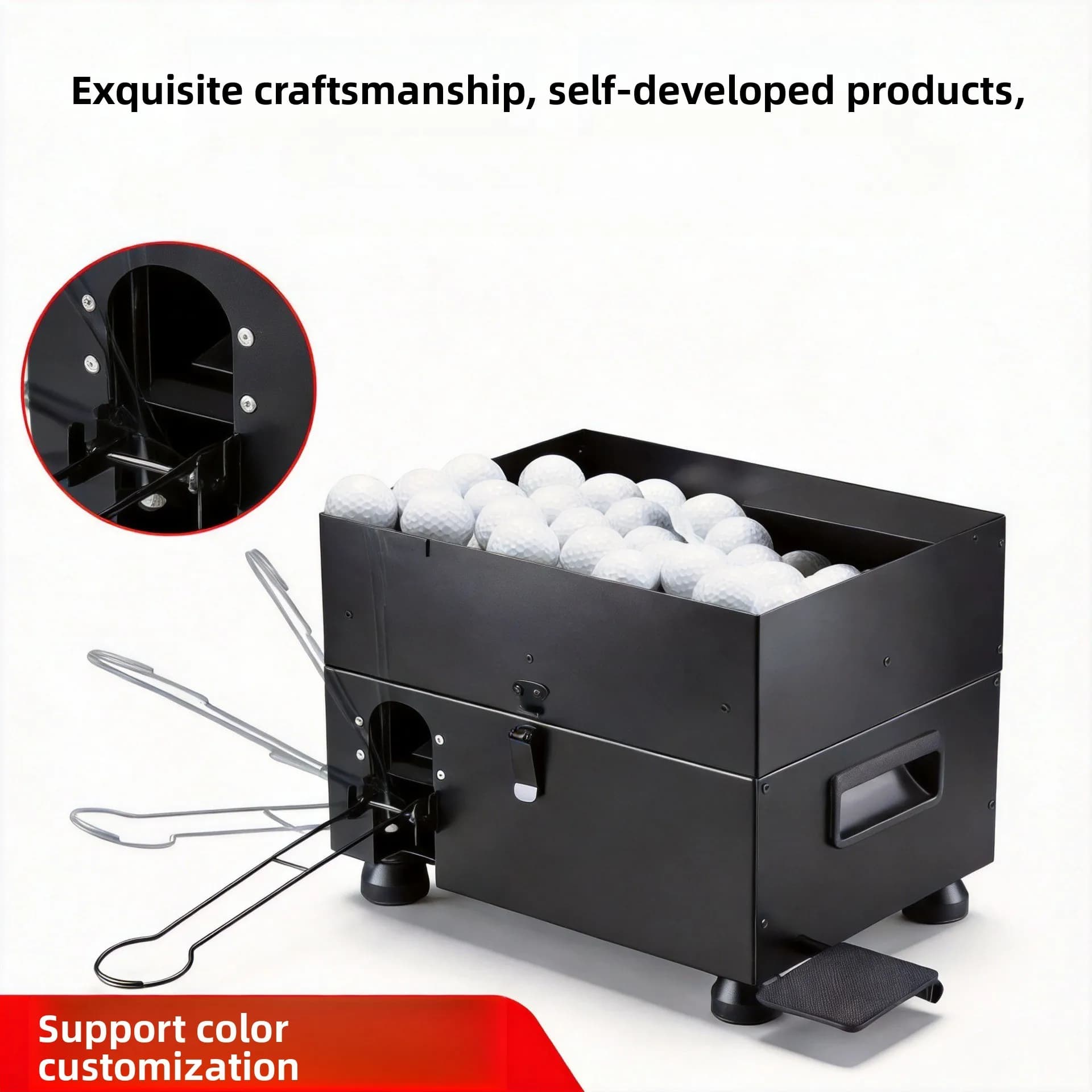 Golf Tee Semi-automatic Ball Loader Golf Practice Supplies Processing Customization