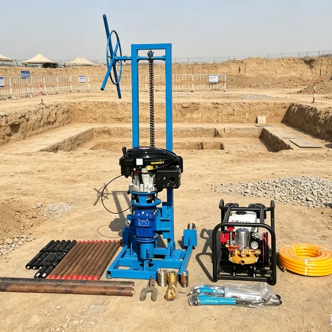 Customized Backpack Drilling Rig, Mine Investigation Equipment for Shallow Rock‑soil Core‑sampling Exploration