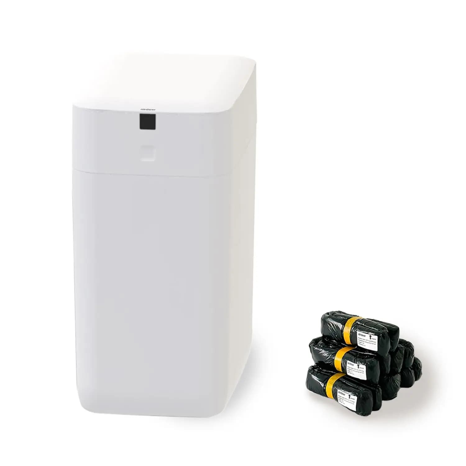 Cestino Intelligente Senza Contatto, 3 Galloni, Automatico con Sensore di Movimento per Cucina, Bagno, Ufficio, Include Anelli di Ricarica