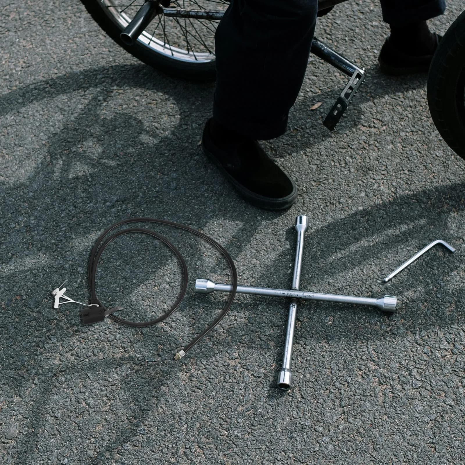 Tubo Gonfiabile Riutilizzabile per Bicicletta con Design Antigelo per Pompa Bici, Ideale per Uso Esterno