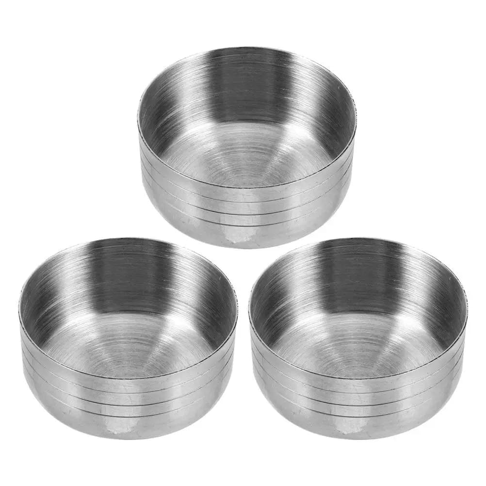 Stainless Steel Cocktail Shaker Lids 3 Pack Leakproof 350ml Mixer Caps for Bartending Bar Party Supplies