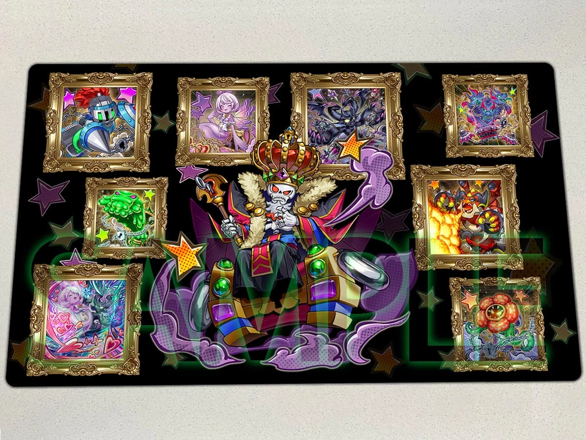 Tappetino da Gioco YuGiOh Mimighoul Master TCG, Tappetino CCG Archfiend, Tappetino da Gioco Mimighoul Fairy Dragon, Tappetino per Giochi di Carte Collezionabili, Tappetino per Mouse