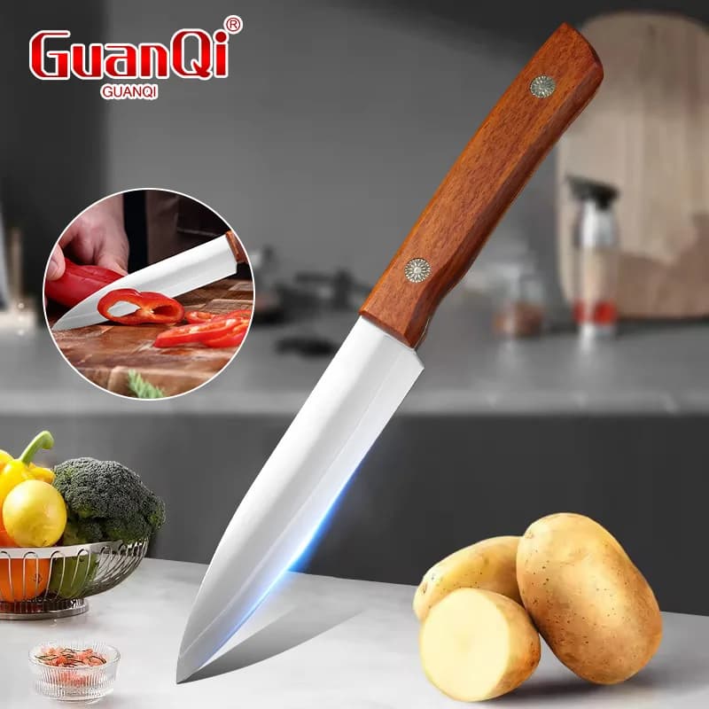Coltello da Cucina Affilato per Disossare, Coltello Professionale da Macellaio in Acciaio Inossidabile, Coltello per Carne, Frutta e Affettare