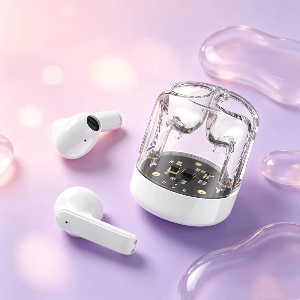 TWS Wireless Bluetooth Headset With Microphones Sports Earbuds Earphones Noise-cancelling Earplug Mini Headphones Hands-free