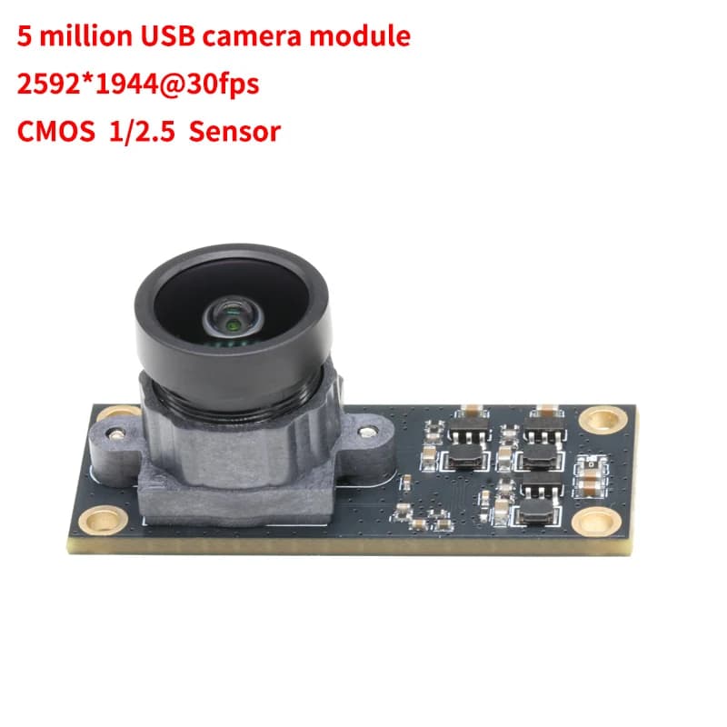 HDR 5MP 30fps HD USB camera, 2592x1944, wide and dynamic PS55, backlit camera, 5 Megapixel webcam, plug and play compatible with UVC