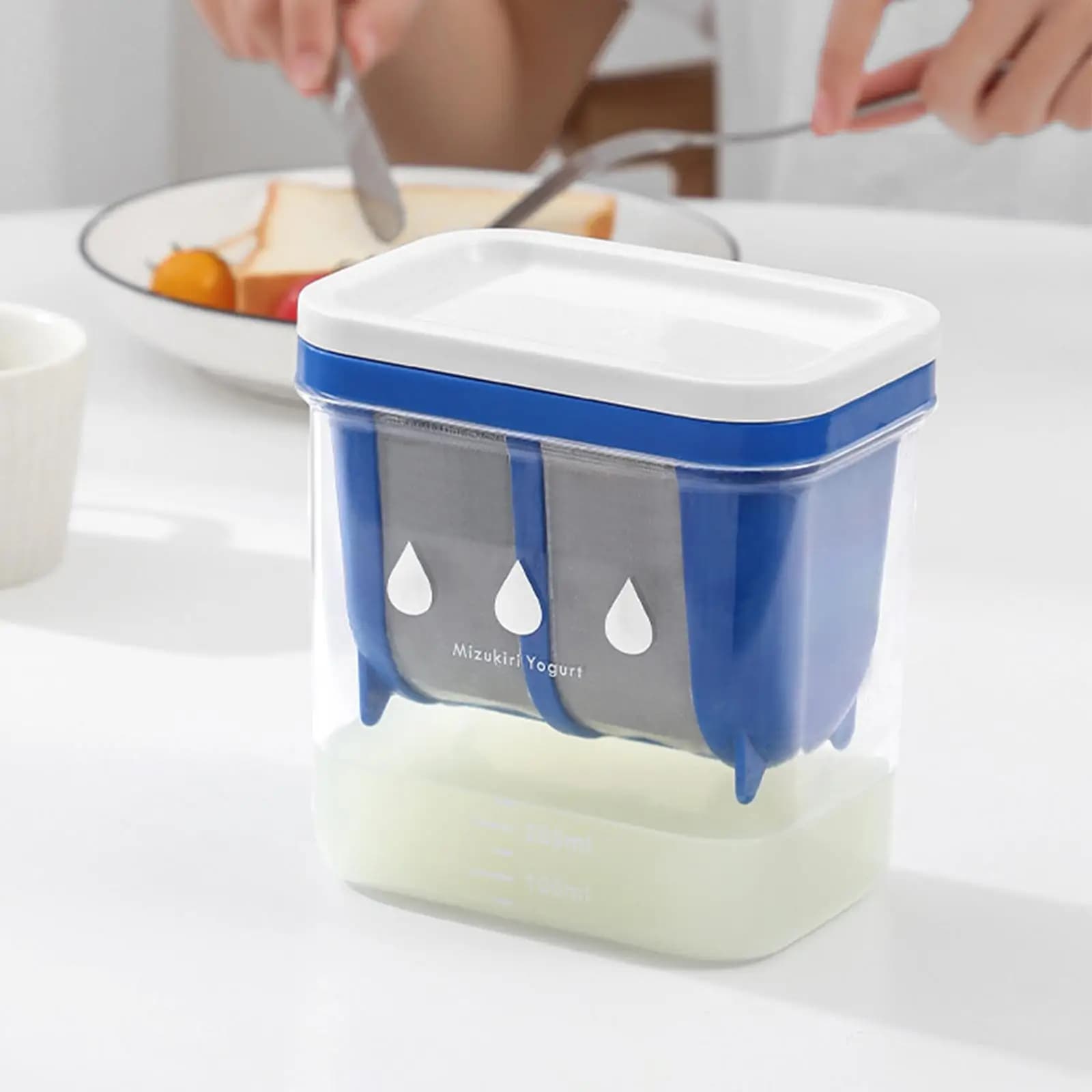 Colino per Yogurt riutilizzabile da 1100ml colino per Yogurt greco separatore per filtro scatola per latte colino rapido colino per siero di latte
