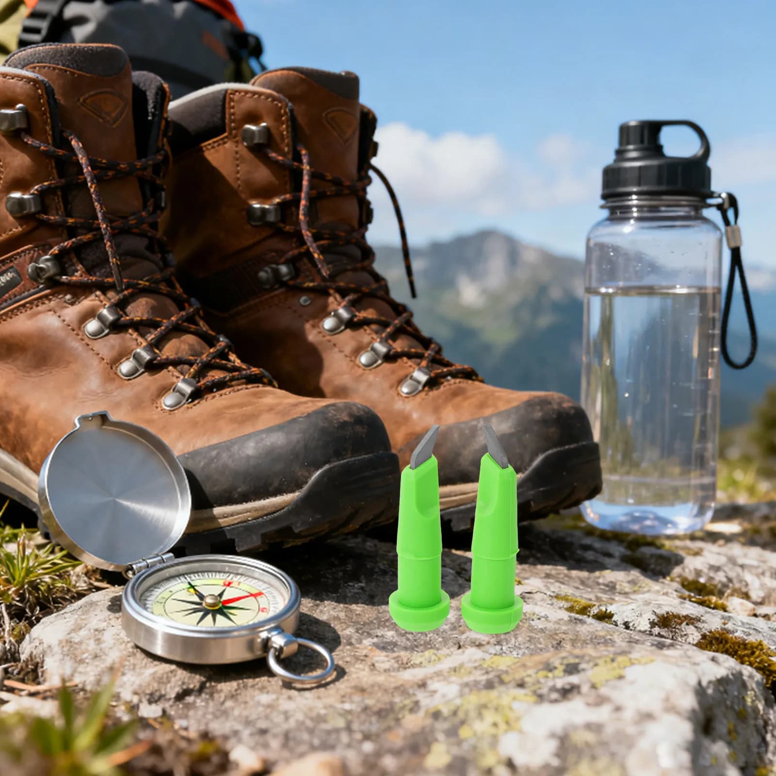 2 Universal Protective Parts for Tungsten Steel Trekking Tips, Hiking and Snow Equipment Spare Parts