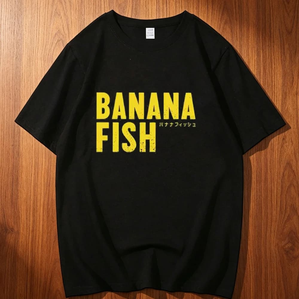 Banana Fish cotton t-shirt men Pop Culture streetwear harajuku Gothic Comfortable shirt Pop Culture harajuku Trendy Comfortable