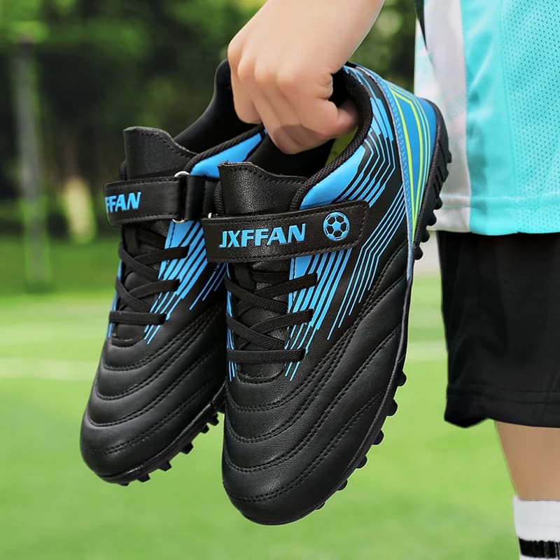 Scarpe da Calcio per Adolescenti con Supporto alla Caviglia, Imbottite, Flessibili, Antiscivolo, Traspiranti, per Allenamento Casual su Erba