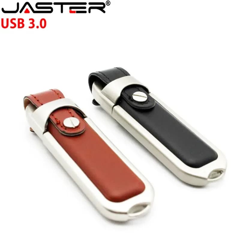 Chiavetta USB 3.0 in pelle marrone 4 GB 8 GB 16 GB 32 GB 64 GB 128 GB Capacità reale Chiavetta USB ad alta velocità Memory Stick Disco U portatile