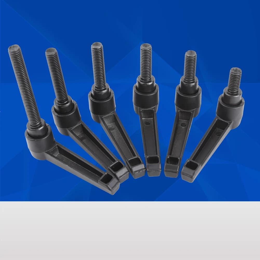 M8 16-60mm Clamping Lever Machinery Adjustable Handle Locking External Male Thread Knob Clamping Handle Lever Clamping Handle
