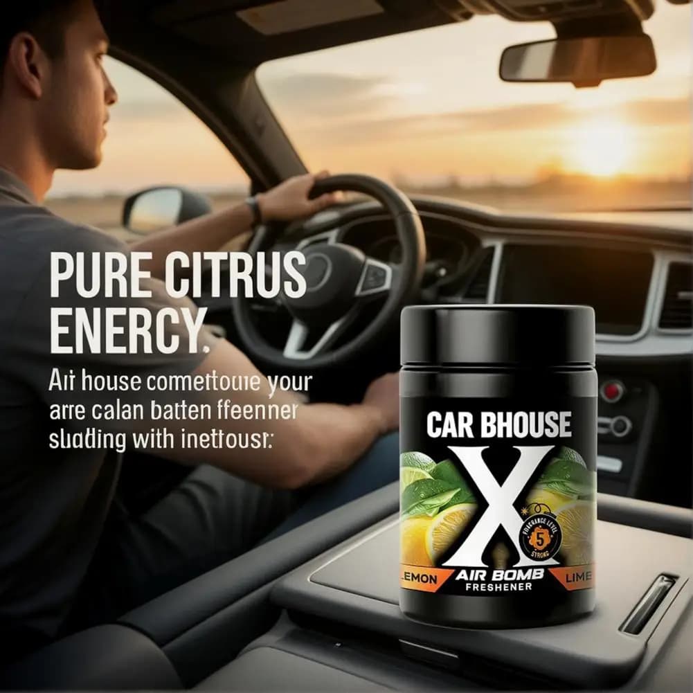 Deodorante per Auto SOLIDO Portatile e Rinfrescante, Neutralizzatore di Odori, Accessori per Interni Auto, Elimina gli Odori per Casa e Auto