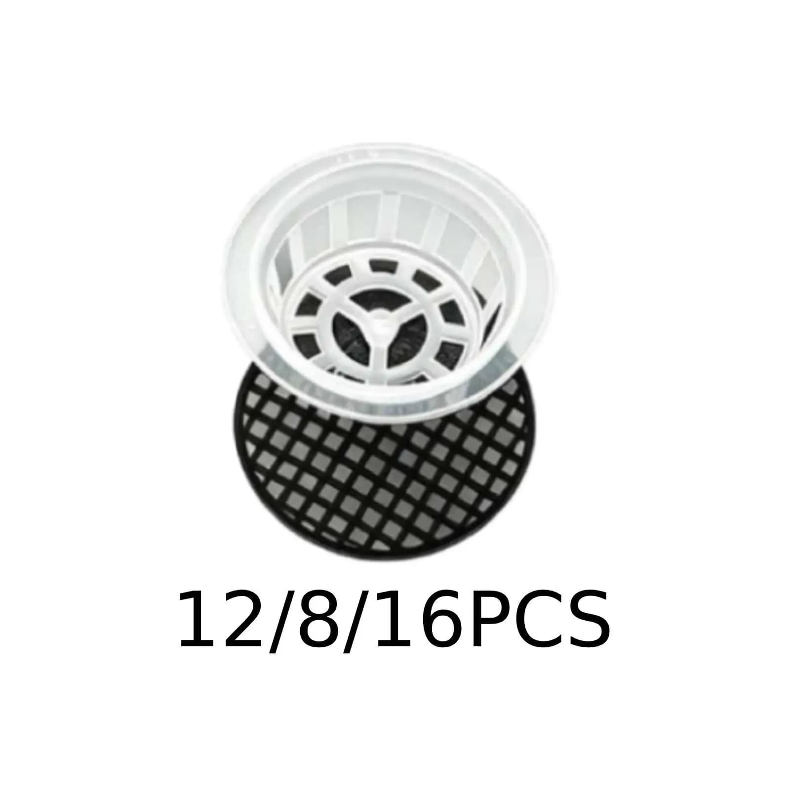 Net Cups Pots with Slotted Gasket Versatile Hydroponics Supplies Plant Cultivation Basket Grow Baskets for Greenhouse Spinach