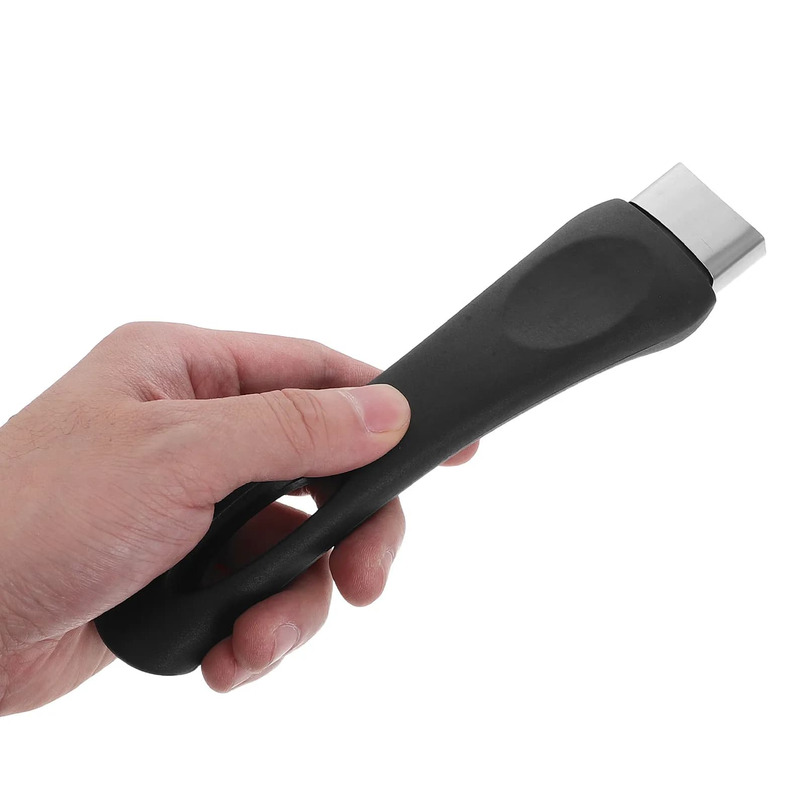 2Pcs Universal Frying Pan Handle Replacement Black Bakelite Heat Resistant Anti Burn Cookware Grip Replacement Handle