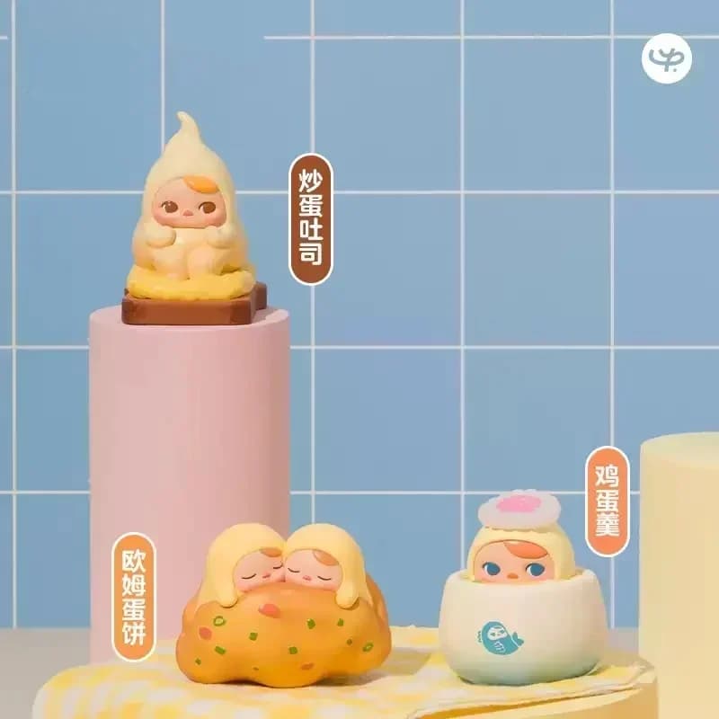 Pop Mart PUCKY EGG BEANIE Series Blind Box Guess Bag Bambole Anime Figure Ornament Figurine Action Home Decorations Model Girls