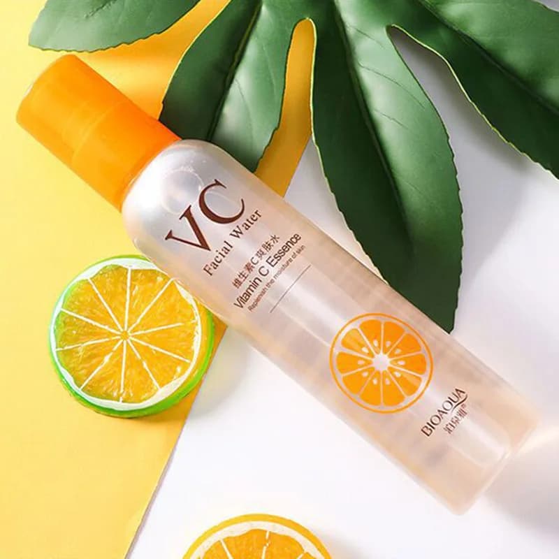 BIOAQUA Tonico Viso alla Vitamina C, Spray Idratante e Rinfrescante per Schiarire la Pelle, Restringere i Pori e Rassodare il Viso