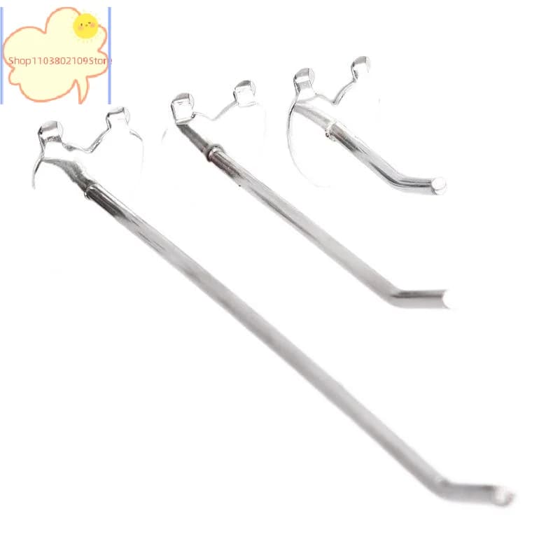 [YH] 10 Pezzi Ganci a Forma di Cuore per Pannelli Forati, Ganci da Parete per Garage, Supporto per Stoccaggio a Muro