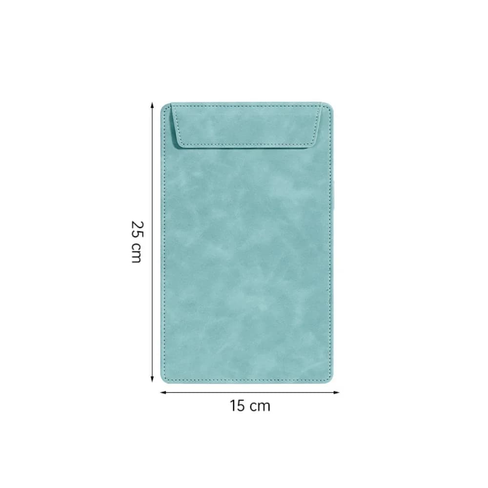 Porta Menu in Pelle Scamosciata con Inserto per Penna, Cartella Portadocumenti A4/A5/A6/A7/B5, Clipboard Magnetico per Scuola e Ufficio
