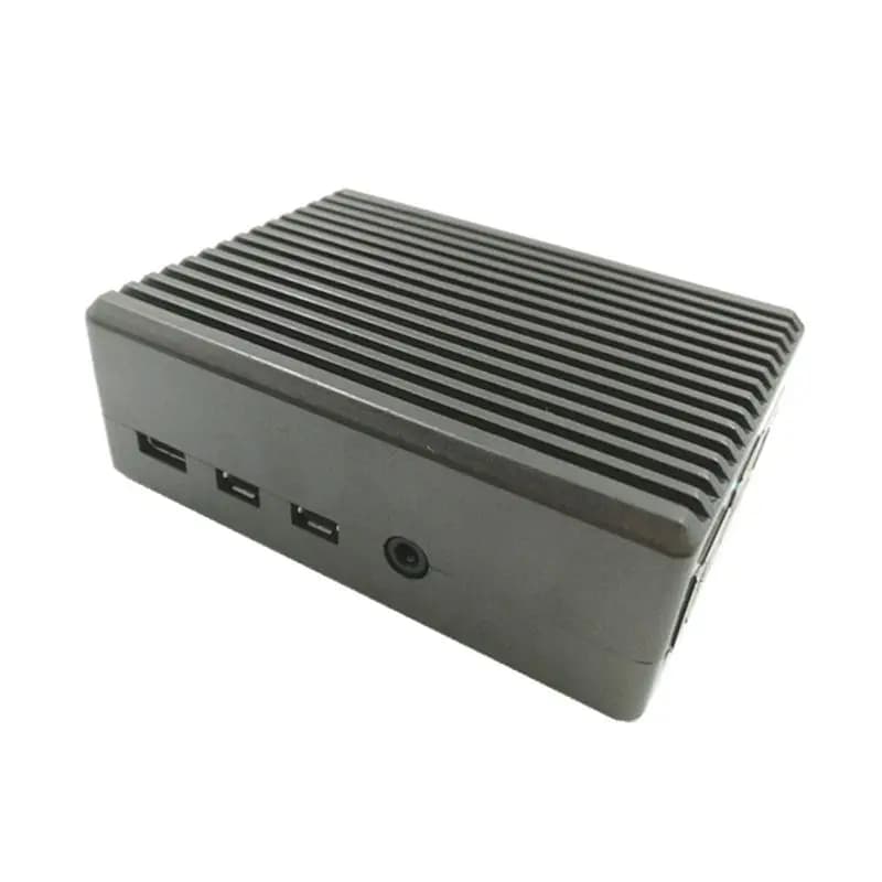 A60 Aluminum Alloy Case for Raspberry Pi 4, Metallic Guscio with Passive Cooling for Raspberry Pi 4 Model Bmay