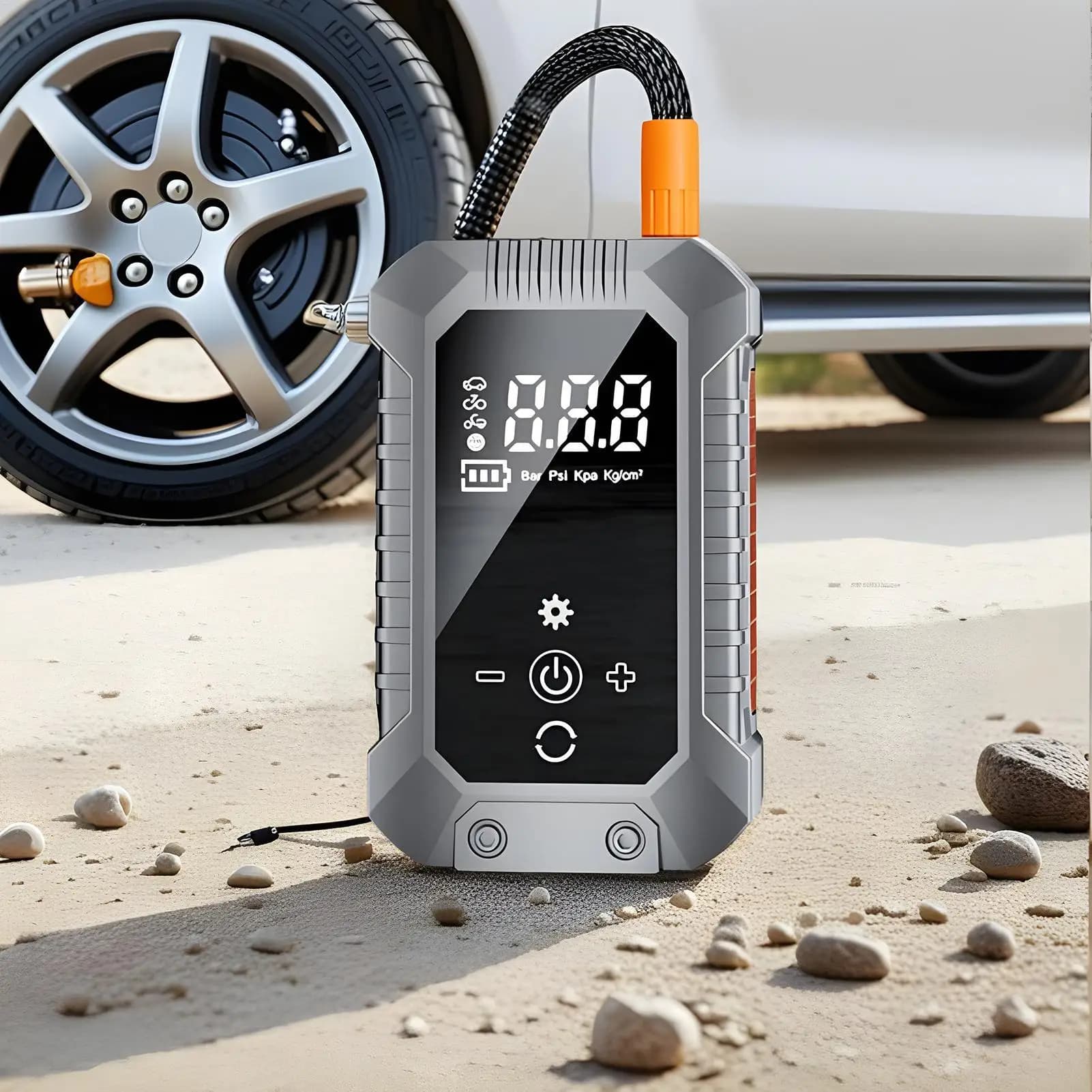 Pompa di aria per auto Spegnimento automatico elettrico Pompa di aria portatile Piccolo compressore per bici Berlina SUV Palline Giocattoli gonfiabili Palloncini Urgent