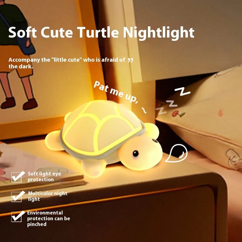 Nuovo prodotto decompressione pat light, luce per dormire da compagno sul comodino della camera da letto dei bambini, piccola statuetta di luce notturna