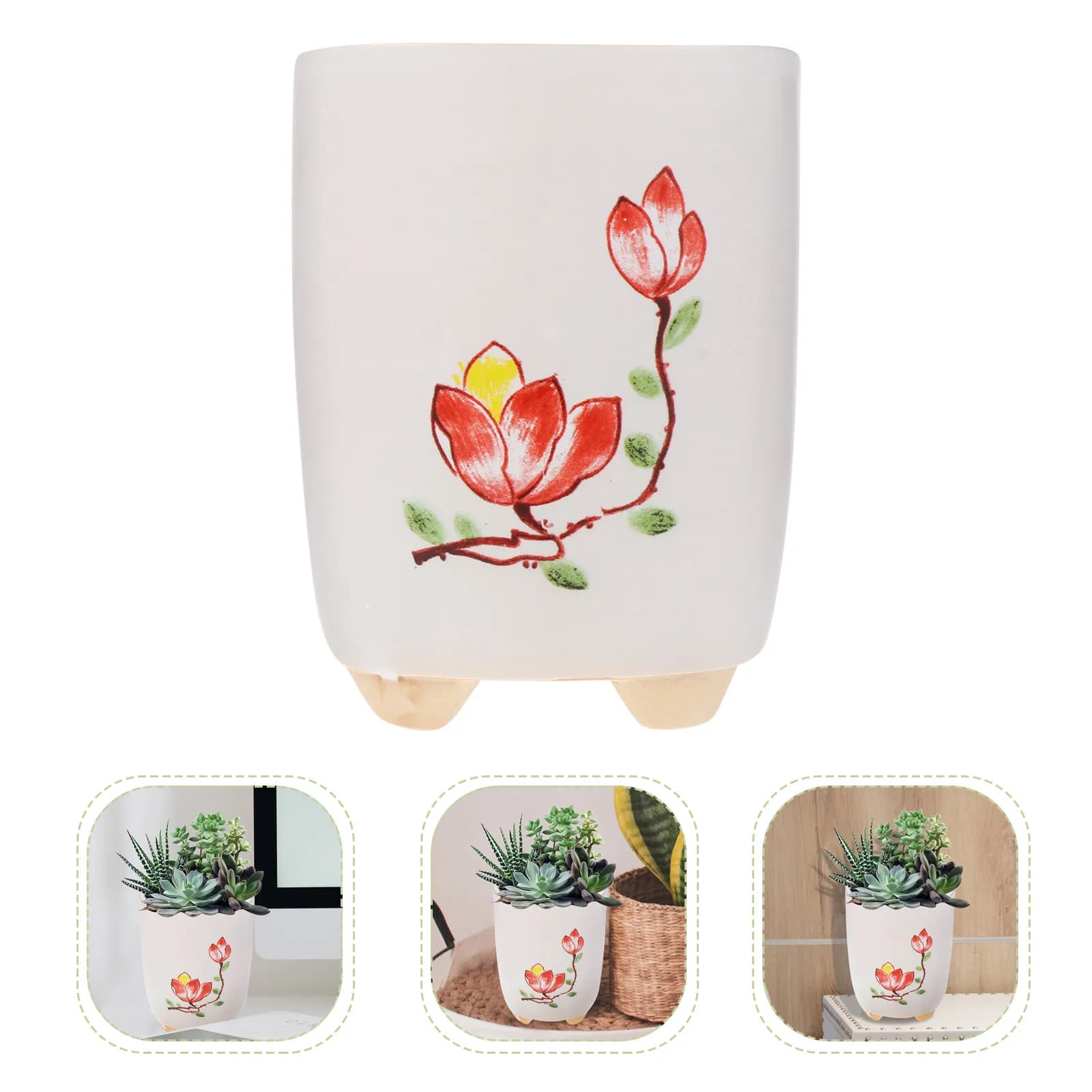 Vasi per Piante Succulente, Decorazioni per Piante, Graziosi Vasi Piccoli per Casa e Ufficio