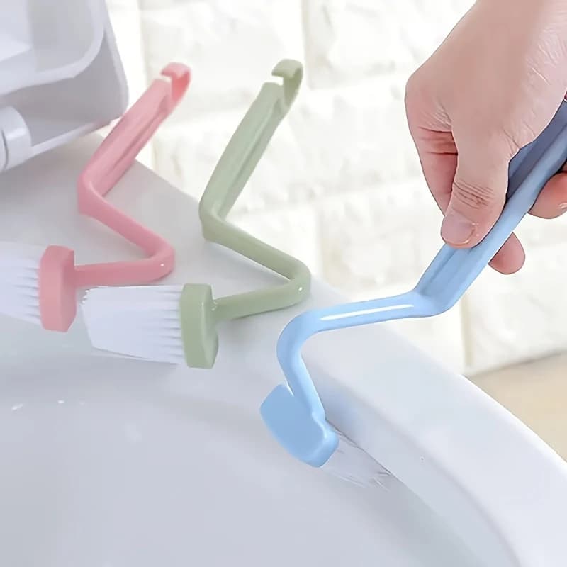2Random color packagingVToilet brush-Small-angle cleaning brush，Household Bathroom Gadget，Wall-Mounted，Manual power，Used for toi