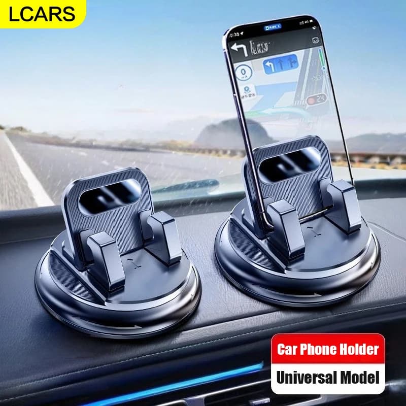 Supporto per Telefono Auto Lcars Rotante a 360 Gradi, Nuovo Modello 2025, Supporto Adesivo per Cruscotto, Supporto per Navigazione Auto
