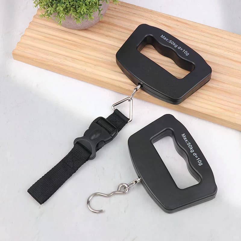 Bilancia per bagagli da viaggio digitale da 50 kg Bilancia elettronica portatile portatile sospesa Bilancia per consegna espressa con gancio