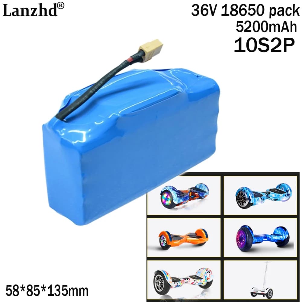 Batteria 18650 10S2P 36V Per batteria ricaricabile agli ioni di litio per auto con bilanciamento della batteria per auto a torsione a due ruote