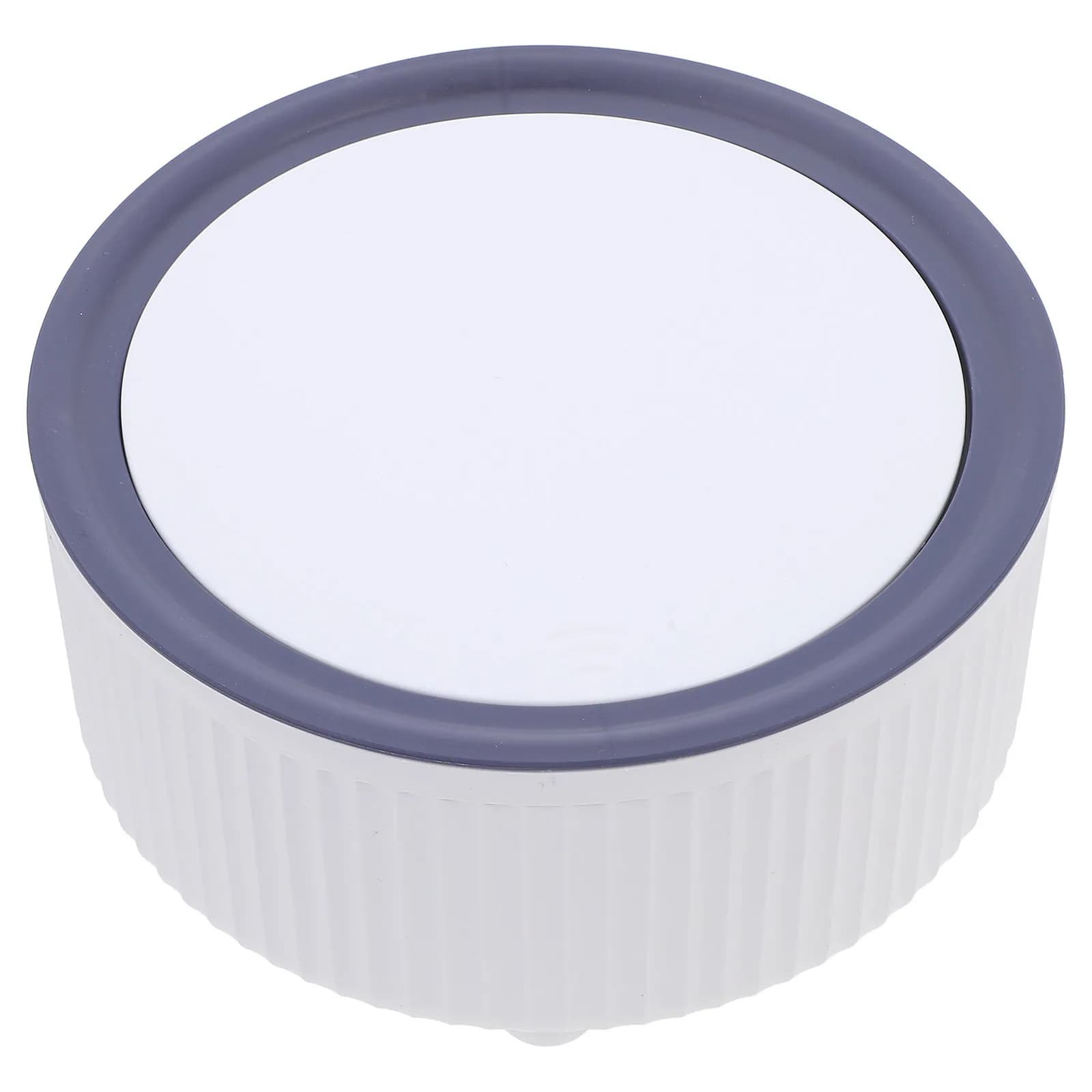 Piccolo Cestino da Scrivania con Coperchio a Pressione, Contenitore Compatto per Rifiuti, Mini Bidone per Cucina, Camera da Letto, Soggiorno, Ufficio