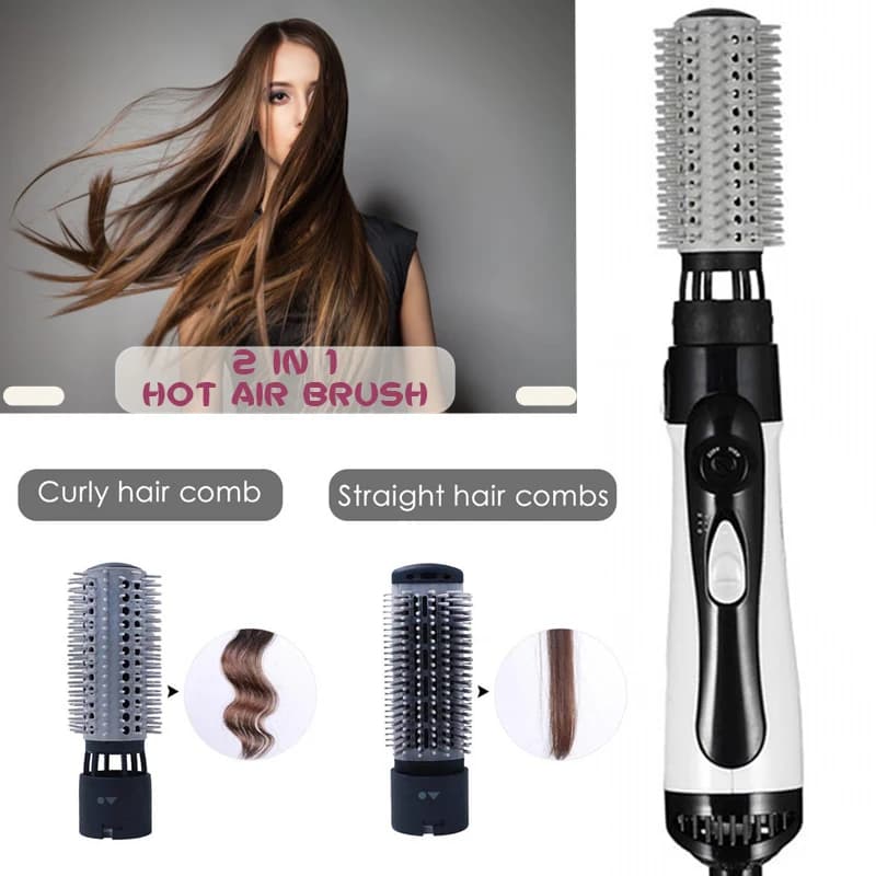One Otep Professional Electric Blowout Brushed Drying Set Air Brush Styler for Hot Hair