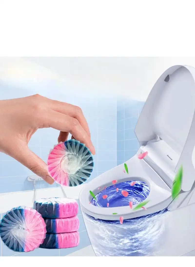 6/12Pcs Long-Lasting Toilet Bowl Cleaner Tablets - Sustained-Release Technology for Tough Stains Automatic Toilet Cleaner