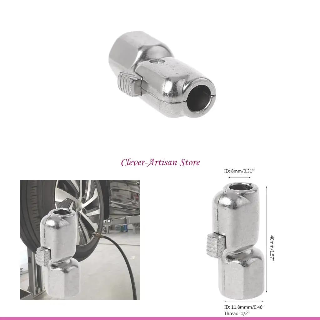 E06B in metallo Chuck flusso aperto pneumatico blocco pesante blocco sul gonfiore pneumatico Chuck 1/4 "F-NPT Quick