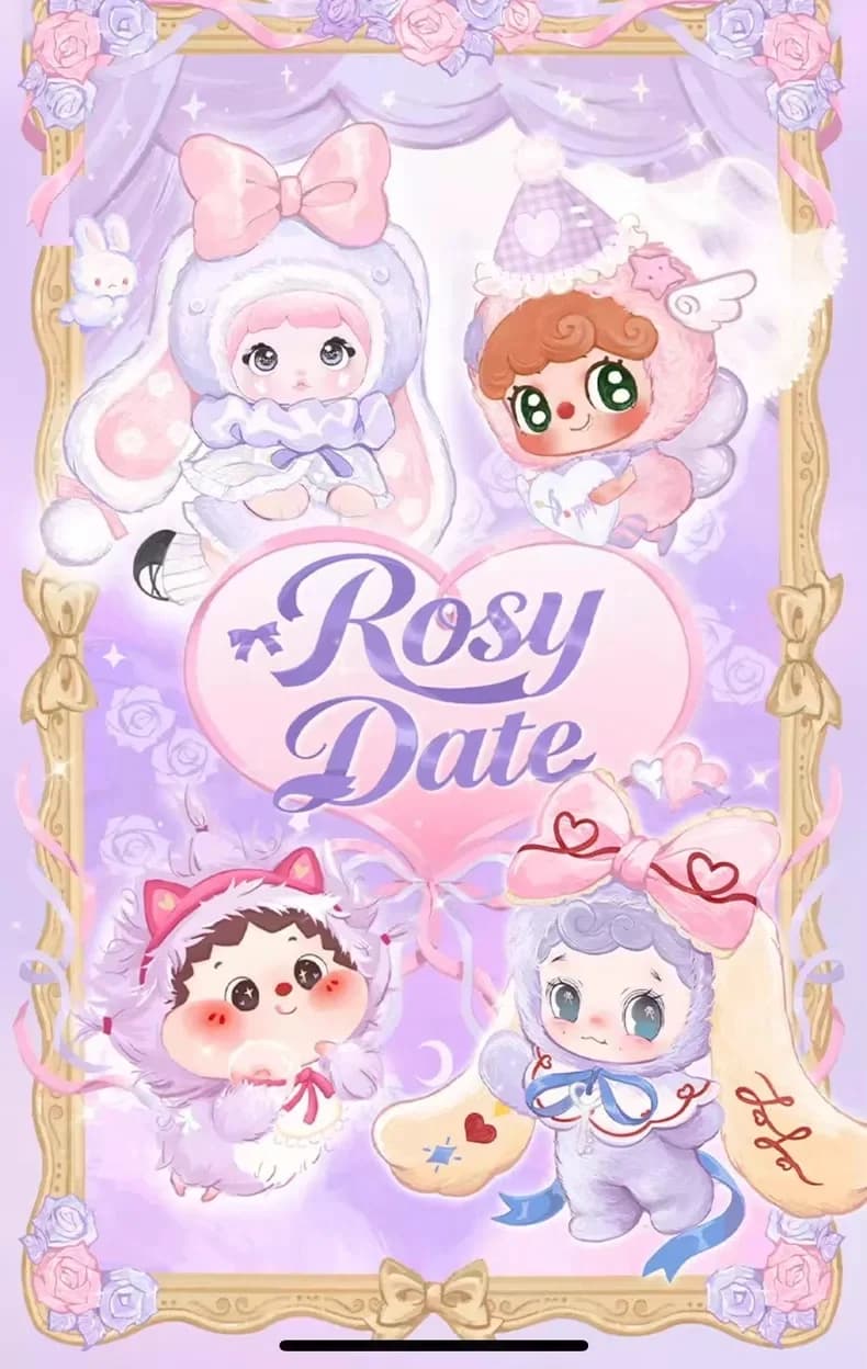 2026 New Original Nommi Rosydate Series Blind Box Collectible Kawaii Cute Dolls Bag Hanging Room Ornament Trendy Toys Gifts