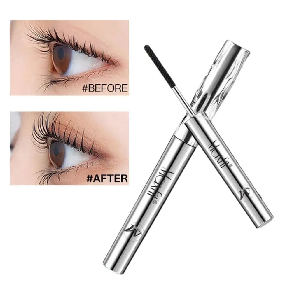Mascara arricciacapelli a lunga durata Impermeabile e resistente al sudore Separa ciascuna ciglia Mascara in tubo d'acciaio spesso e voluminoso