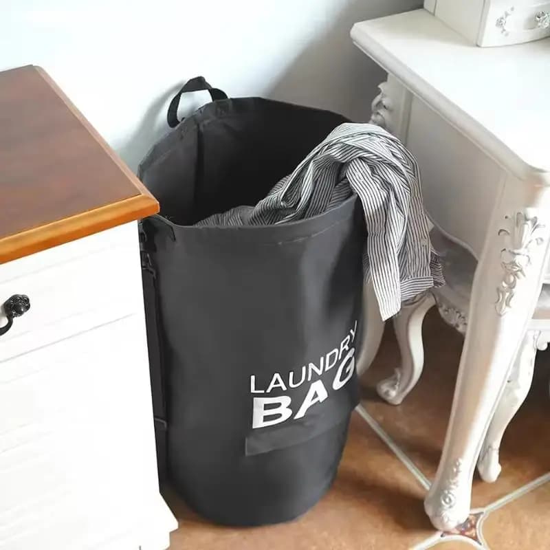Cesto Portabiancheria da 71L, Organizer per la Stanza, Zaino con Spallacci Regolabili e Tasca, Cesto Portabiancheria