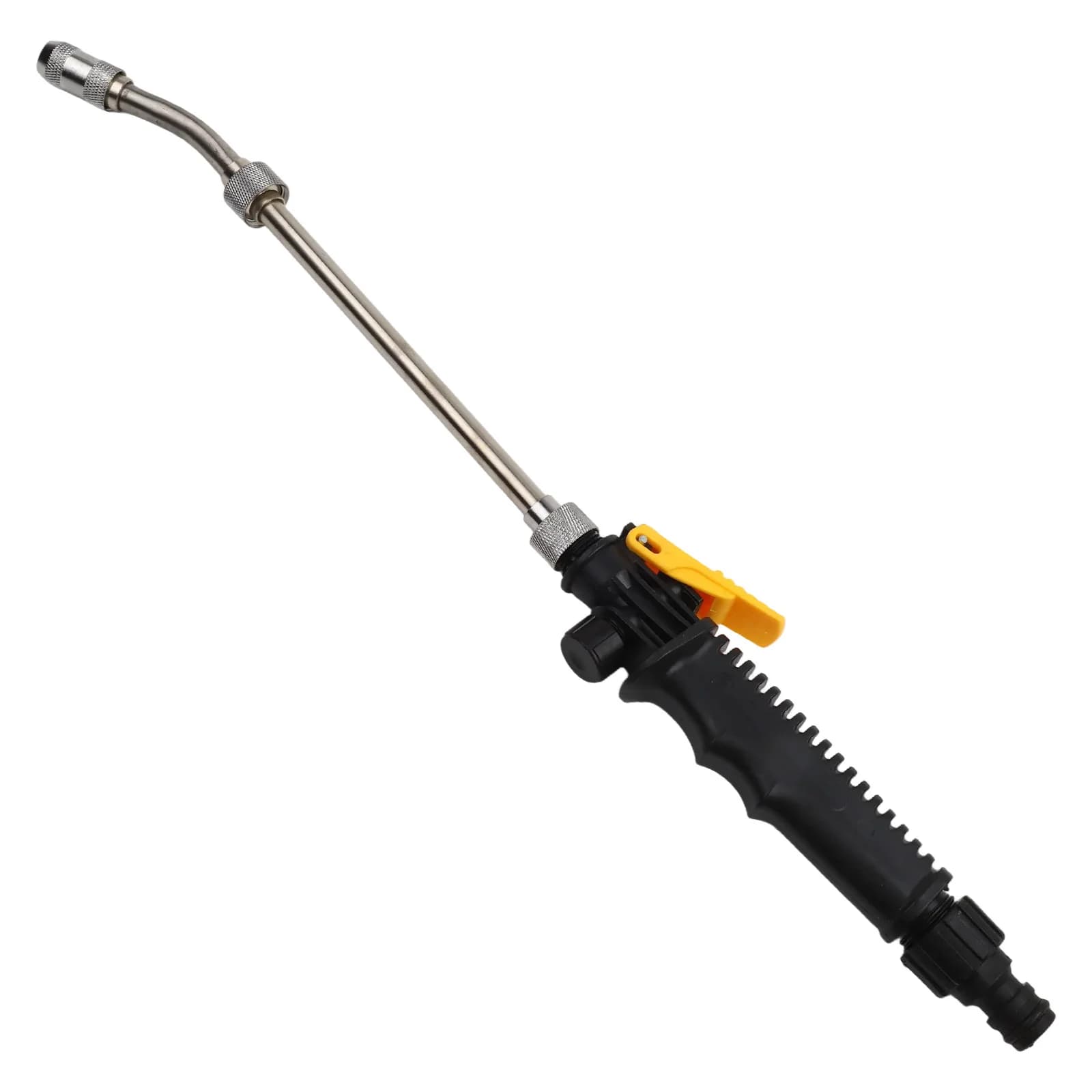 Lancia di ricambio per spruzzatore da giardino in acciaio inossidabile con design retrattile e attacchi in ottone per tubi da 3/8 e 1/4 di pollice