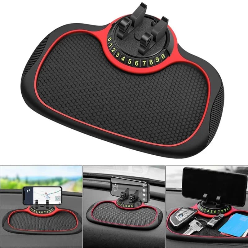 Multi-Functional Car Anti-Slip Mat Auto Phone Holder Non Slip Sticky Anti Slide Dash Phone Mount Silicone Dashboard Car Pad Mat