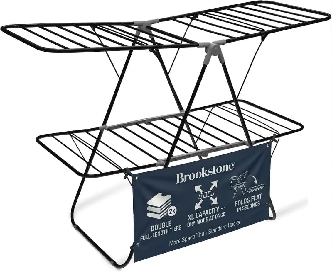 Foldable 2-level stretcher, Robust Interior/Esterni for Shoes, Black