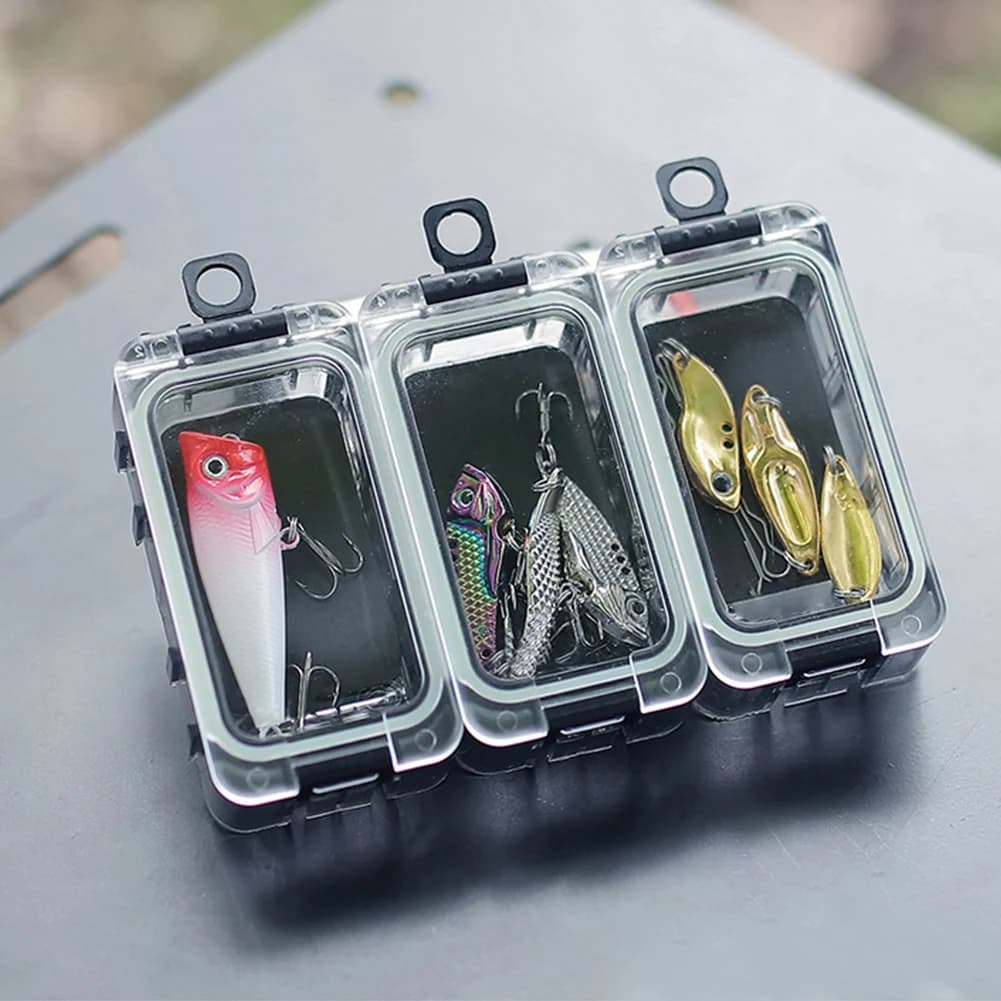 Scatola Porta Attrezzi da Pesca Espandibile, Impermeabile, Luminosa, per Conservare Esche e Ami da Pesca, Ideale per la Pesca all'Aperto