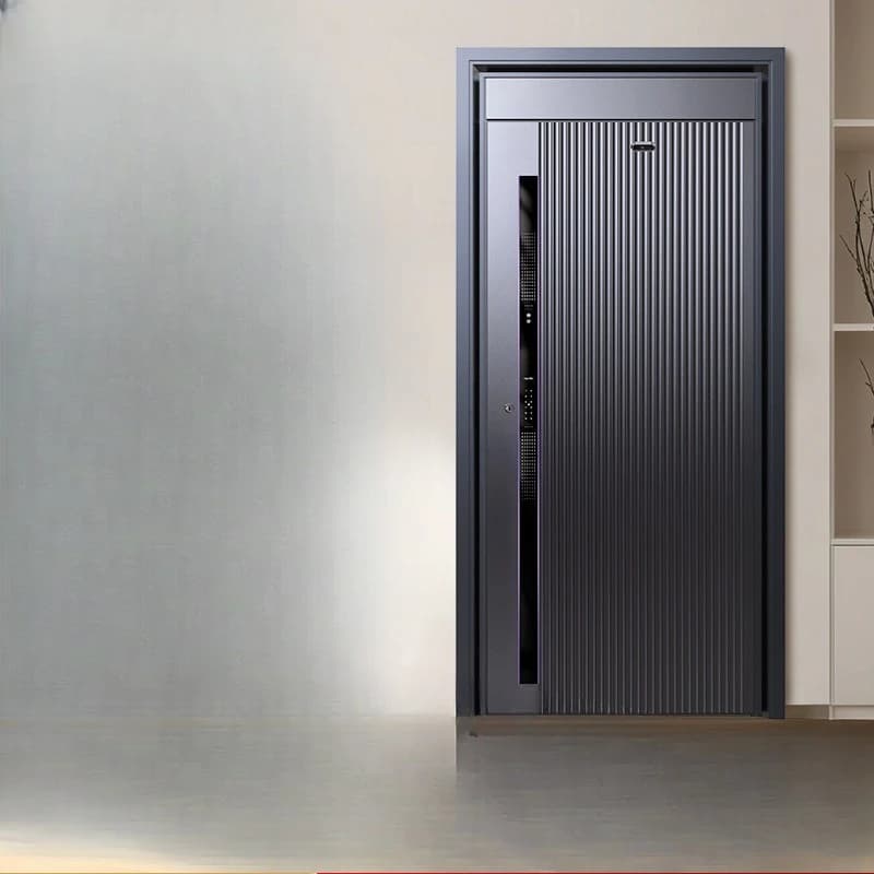 Three-camera anti-theft entry door, fully automatic entry door, anti-theft door