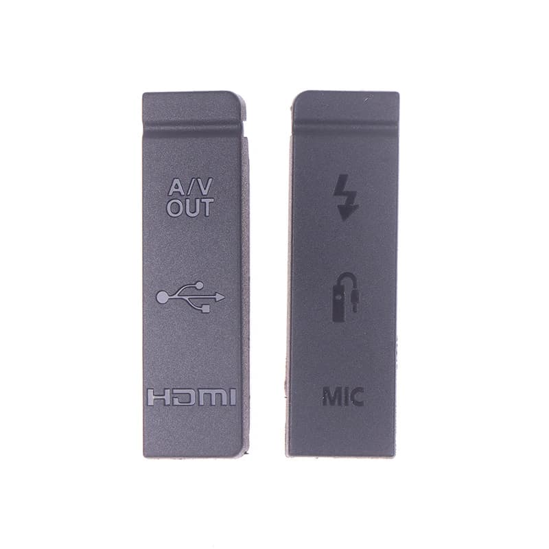 2 Pezzi Coperchio Interfaccia Microfono HDMI Compatibile per Fotocamera Digitale EOS 5D Mark II 5DII 5D2, Ricambio NUOVO Coperchio in Gomma USB