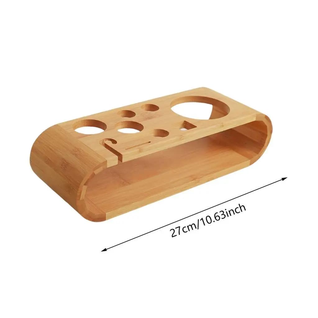 Vintage Cocktail Shaker Wooden Rack Barware Stand Gift for Wedding