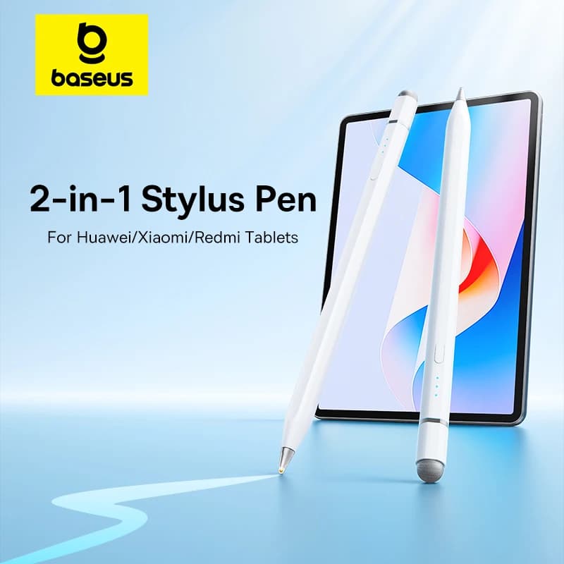 Baseus Penna stilo 2 in 1 Penna universale per tablet con ricarica cablata per HUAWEI MatePad Pro Air Redmi Pad 2 ‌ Pad Xiaomi 7 6S Pro