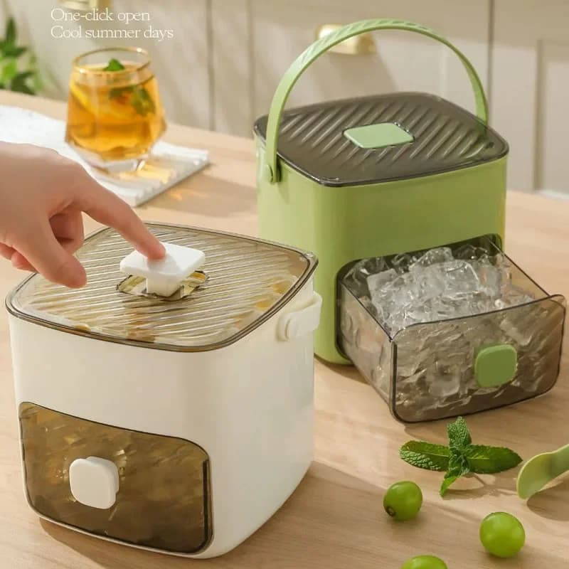 48 Griglia Stampo per cubetti di ghiaccio Riutilizzabile Frigorifero Macchina per il ghiaccio One-touch Facile rilascio Vassoio per cubetti di ghiaccio fatto in casa Stampo Strumento per la produzione domestica