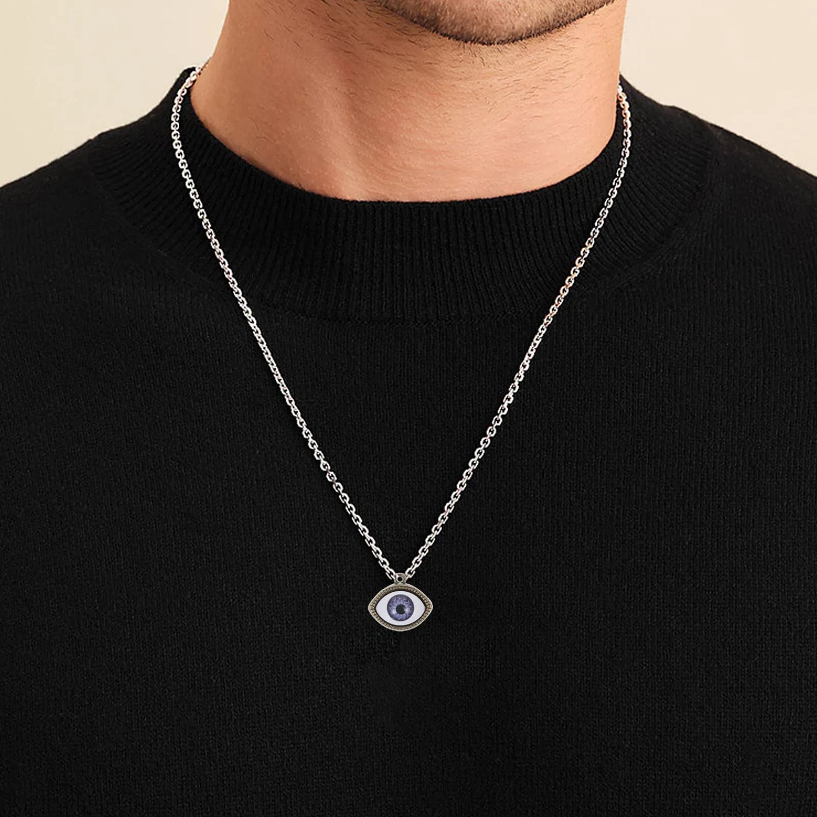 10 Pezzi Ciondoli Occhio di Allah in Lega per Creazione Gioielli Fai da Te, Bracciali, Orecchini, Decorazioni e Kit Artigianali