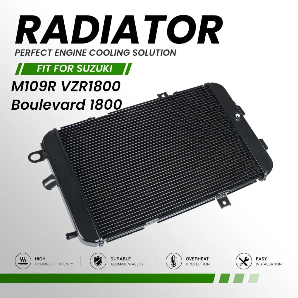 Copertura Protettiva per Radiatore Moto M109R, Gruppo Serbatoio Acqua, Raffreddatore Olio Modificato per Suzuki M109R VZR1800 Boulevard 1800