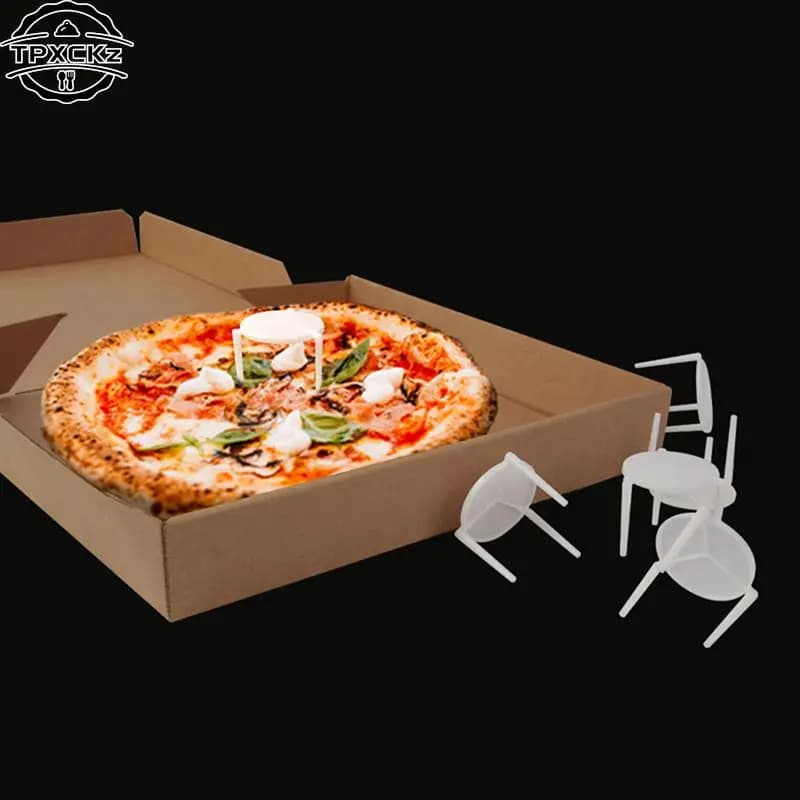 200pcs supporto per Pizza Saver supporto per treppiede in plastica bianca supporto per scatola per Pizza accessori per la cottura della cucina
