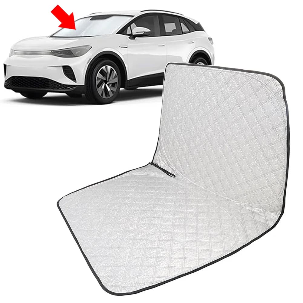 Car Foldable Front Windshield Sun Shade Visor Custom For Volkswagen VW ID.4 2021-2025 Wear Resistant